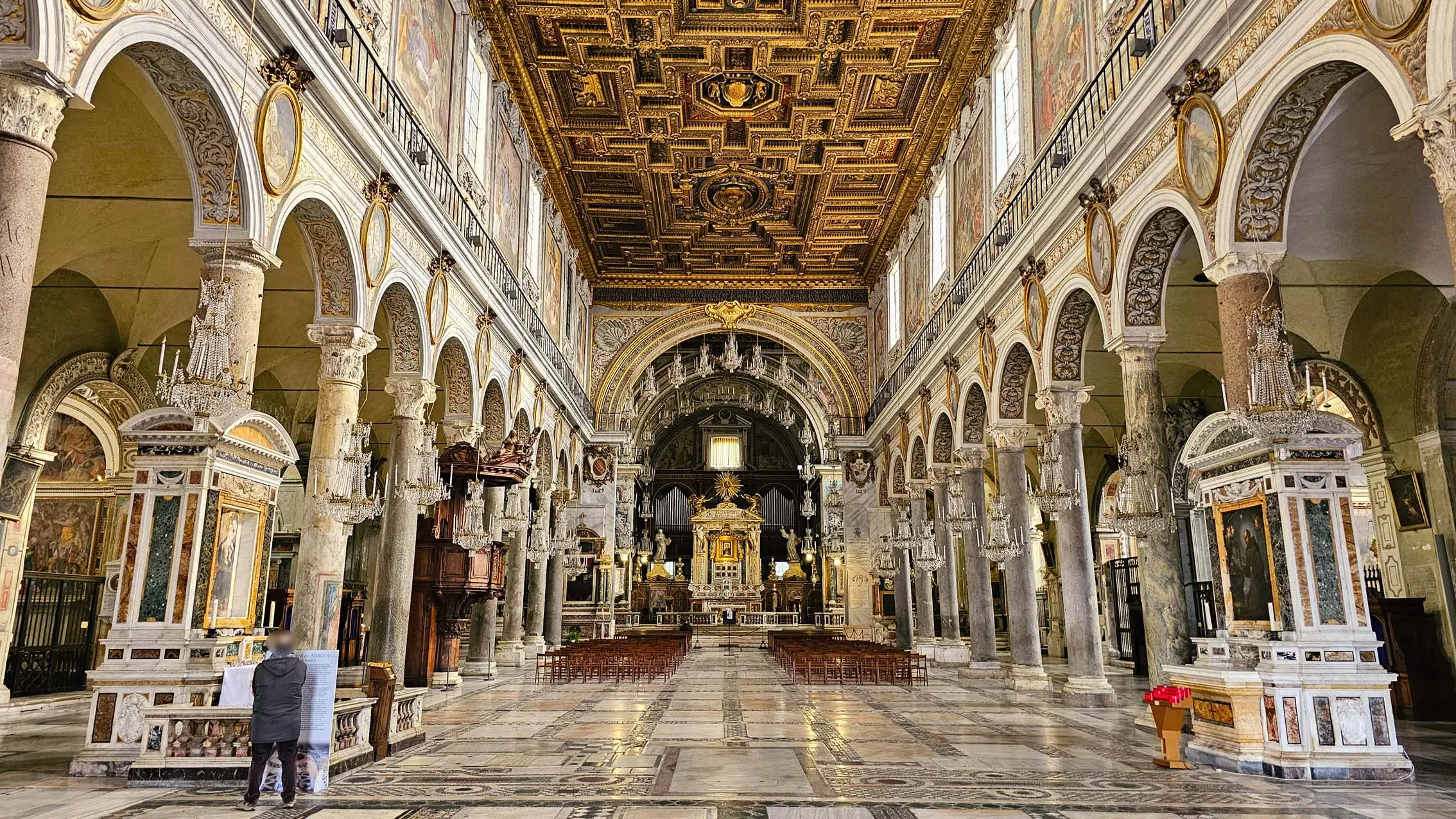 Basilica di Santa Maria in Aracoeli à Rome en Italie