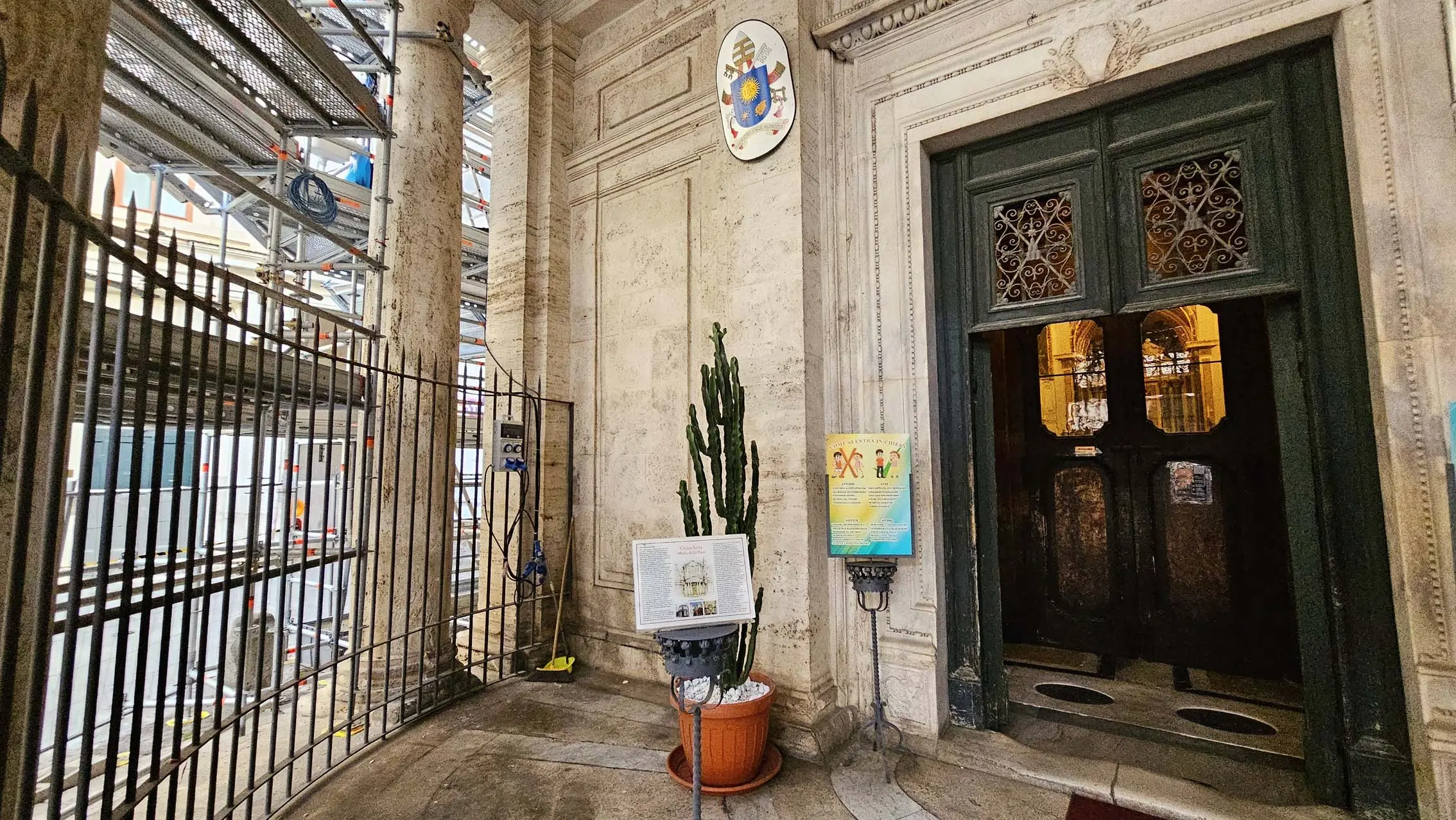 Chiostro del Bramante à Rome en Italie