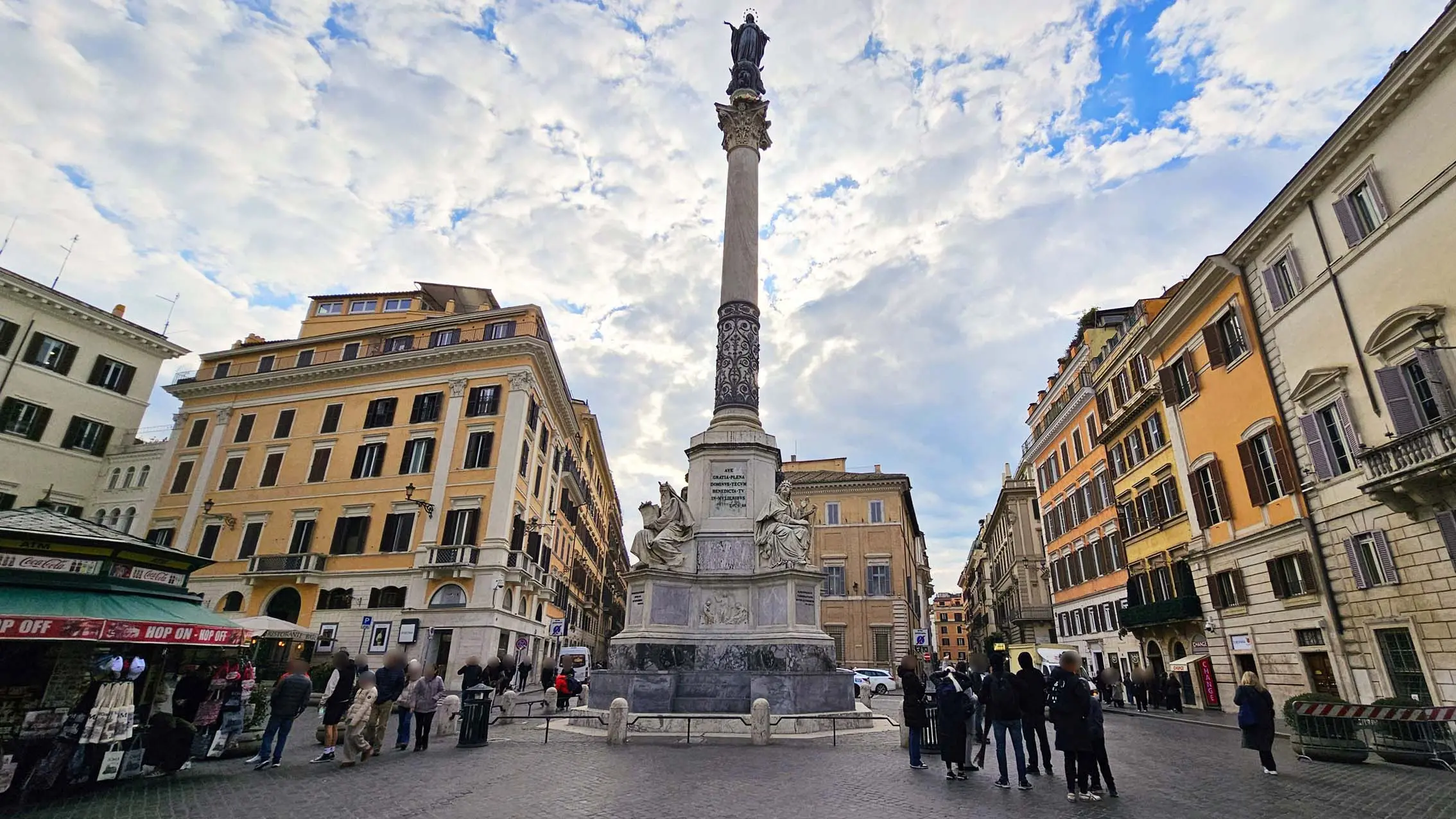 Colonna dell'Immacolata Concezione à Rome en Italie