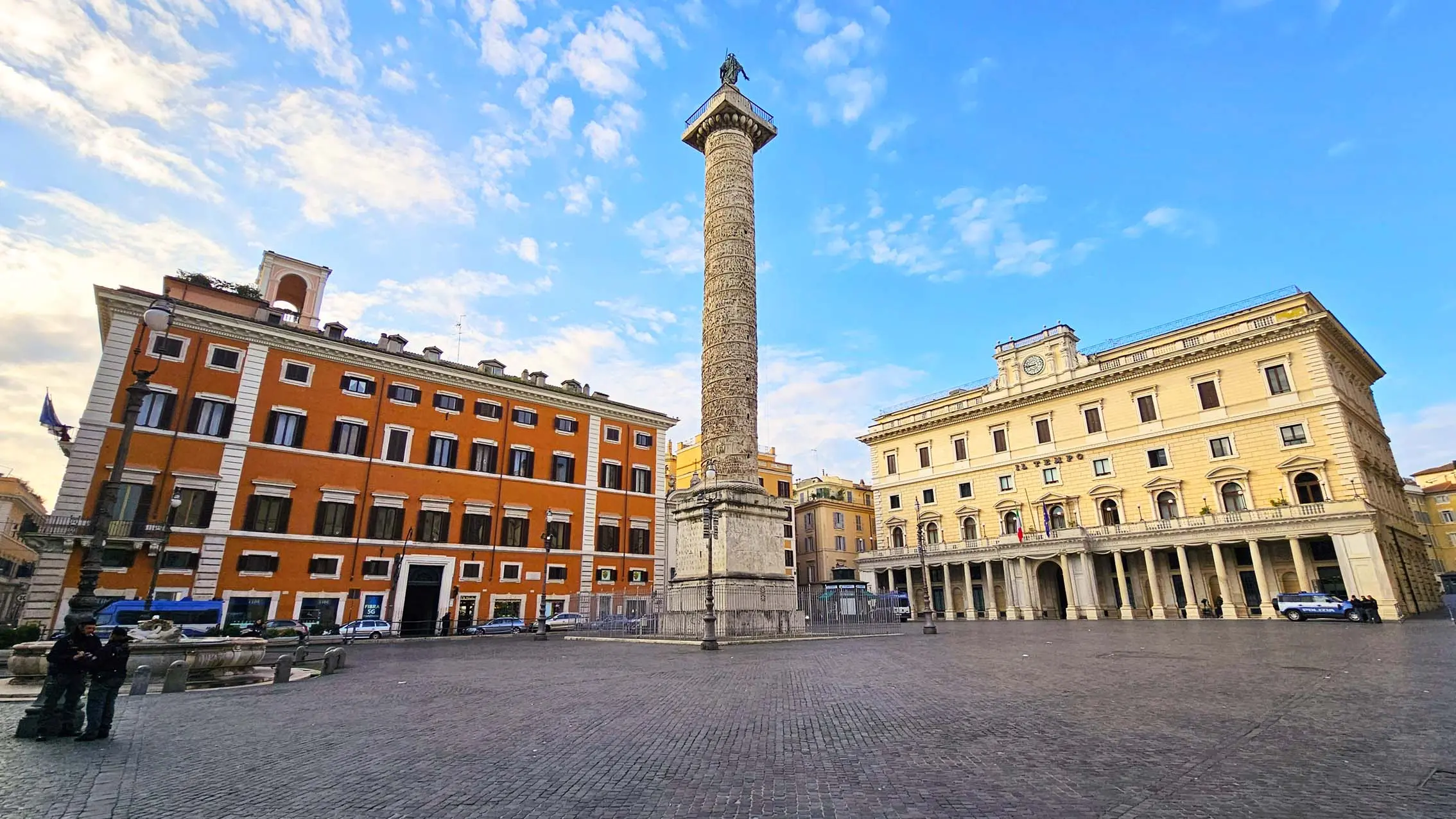 Colonna di Marco Aurelio à Rome en Italie