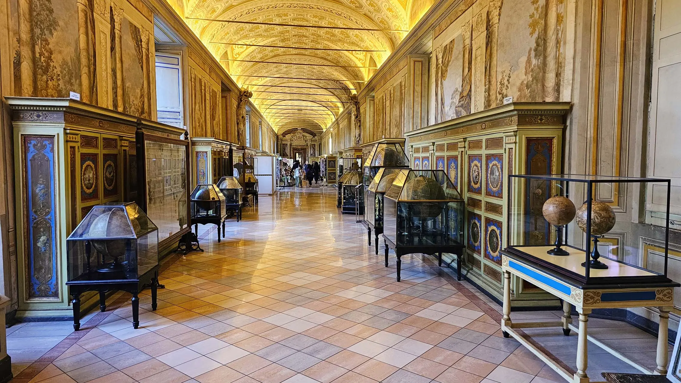 Cortile del Belvedere à Rome en Italie