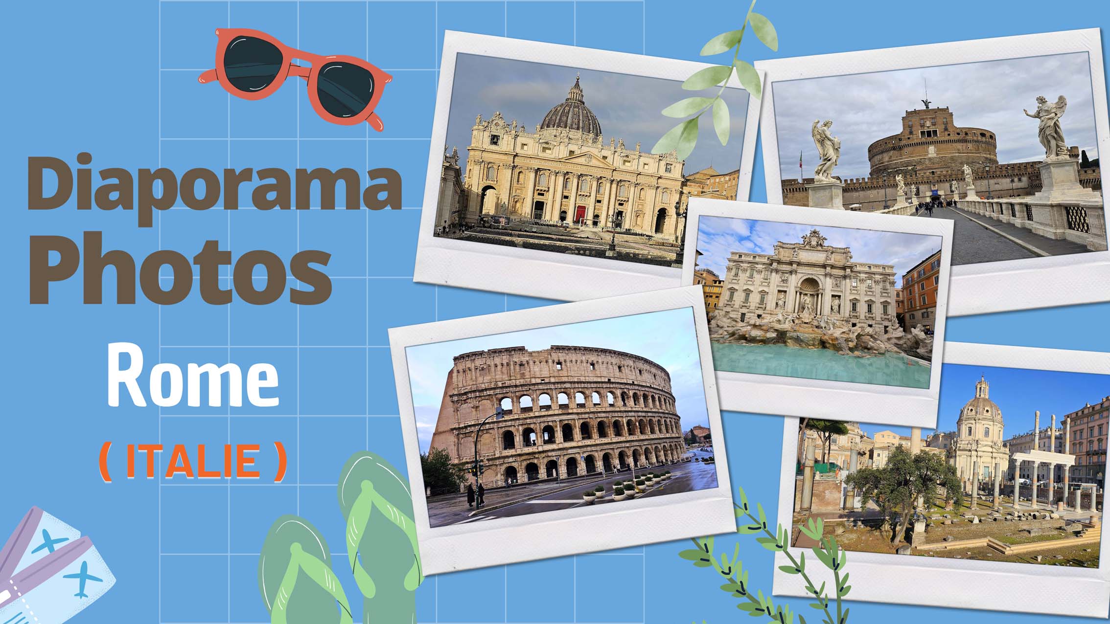 diaporama photos Rome en Italie