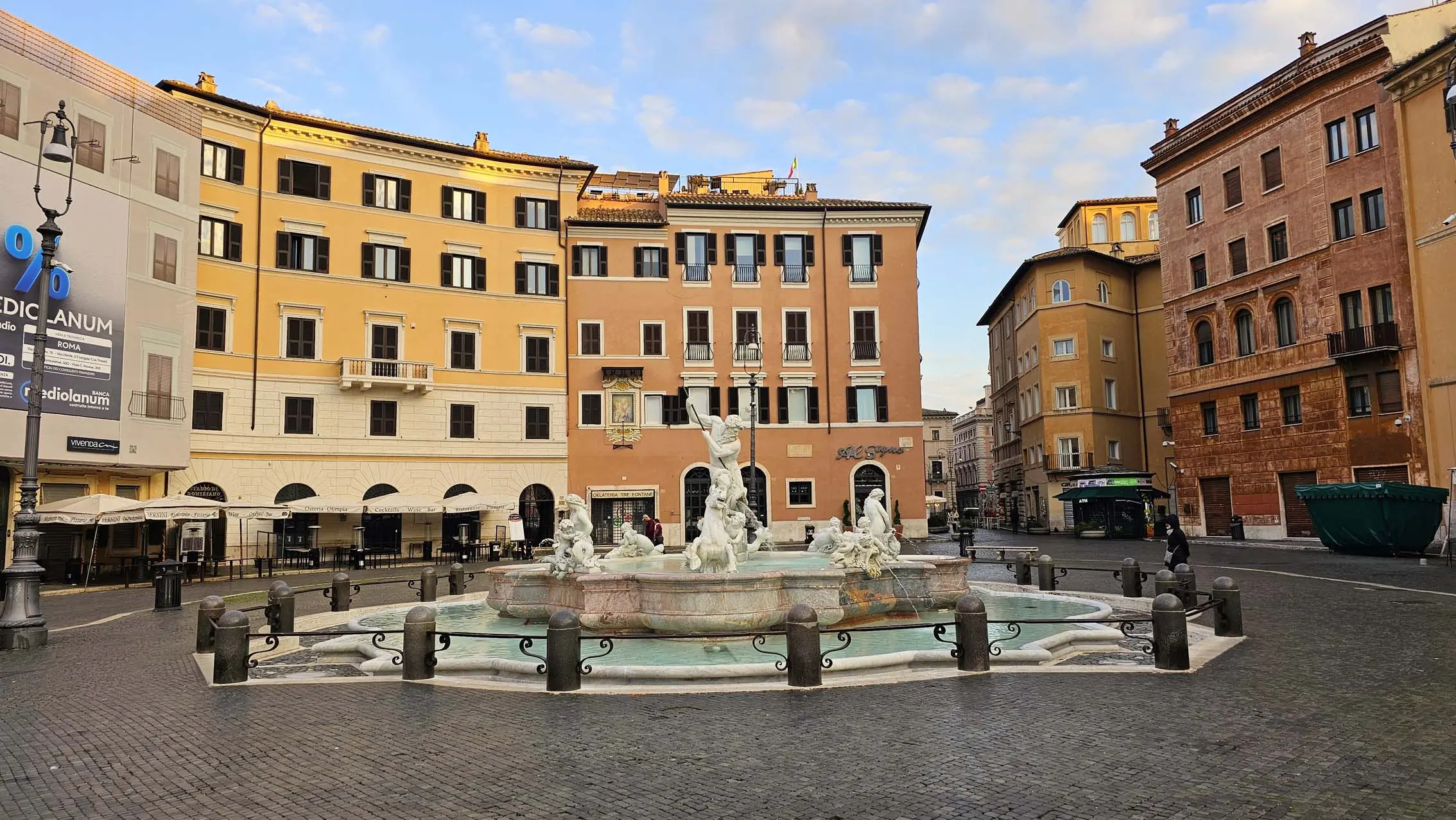 Fontana de Nettuno à Rome en Italie