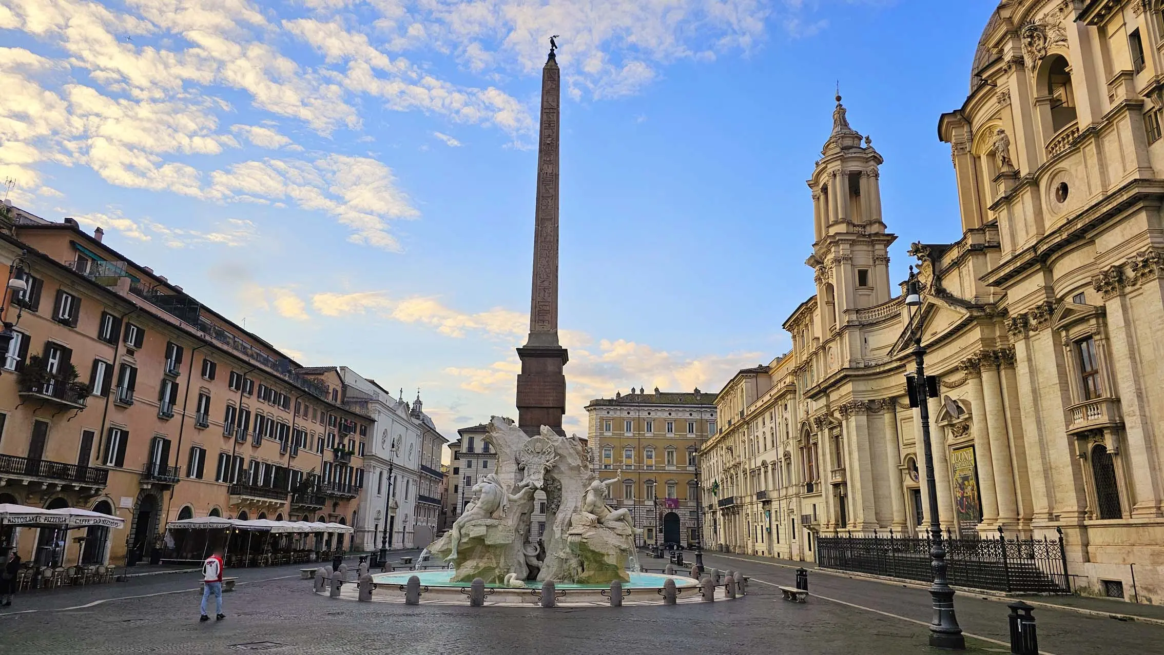 Fontana dei Fiumi à Rome en Italie
