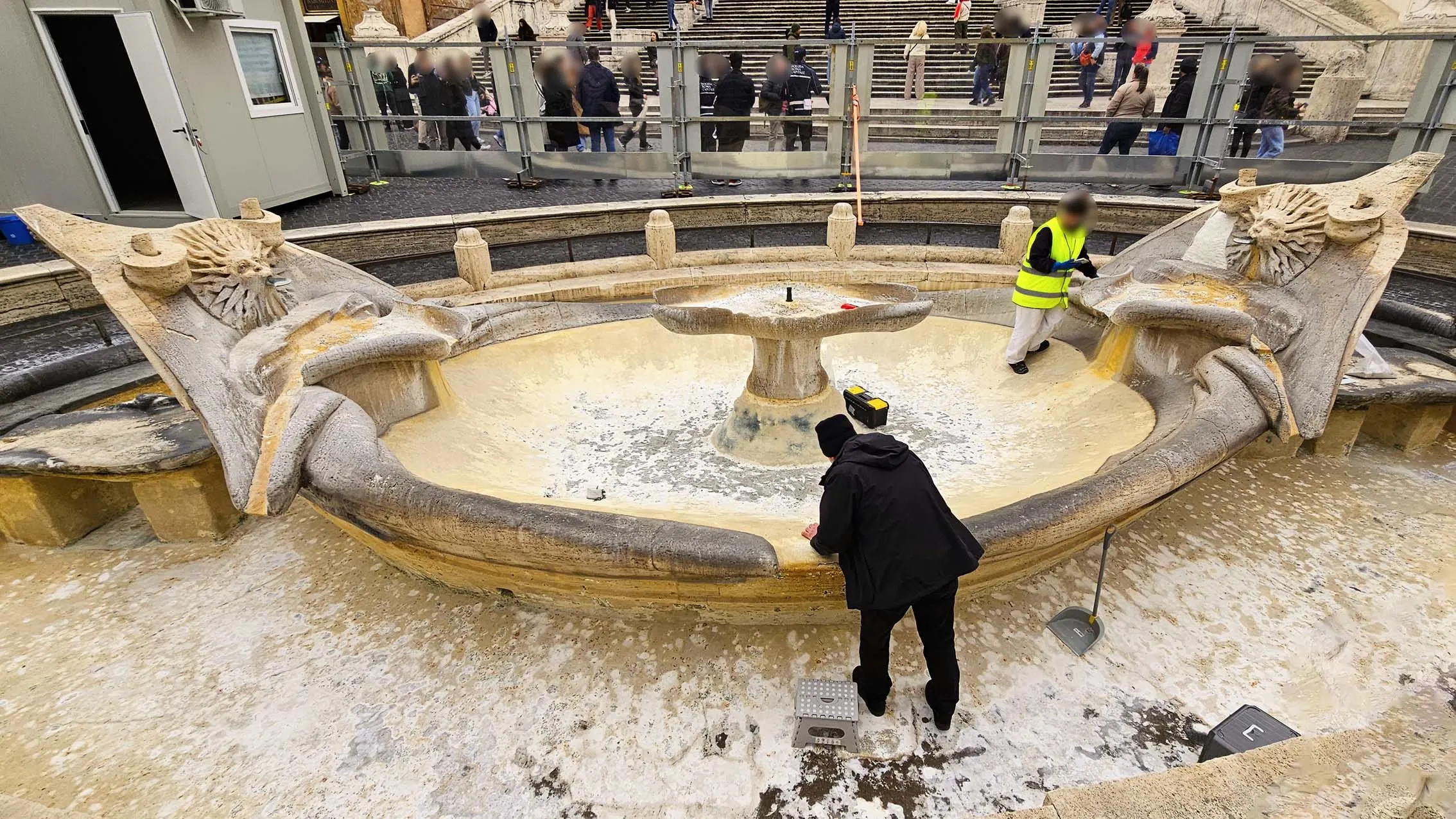 Fontana della Barcaccia à Rome en Italie