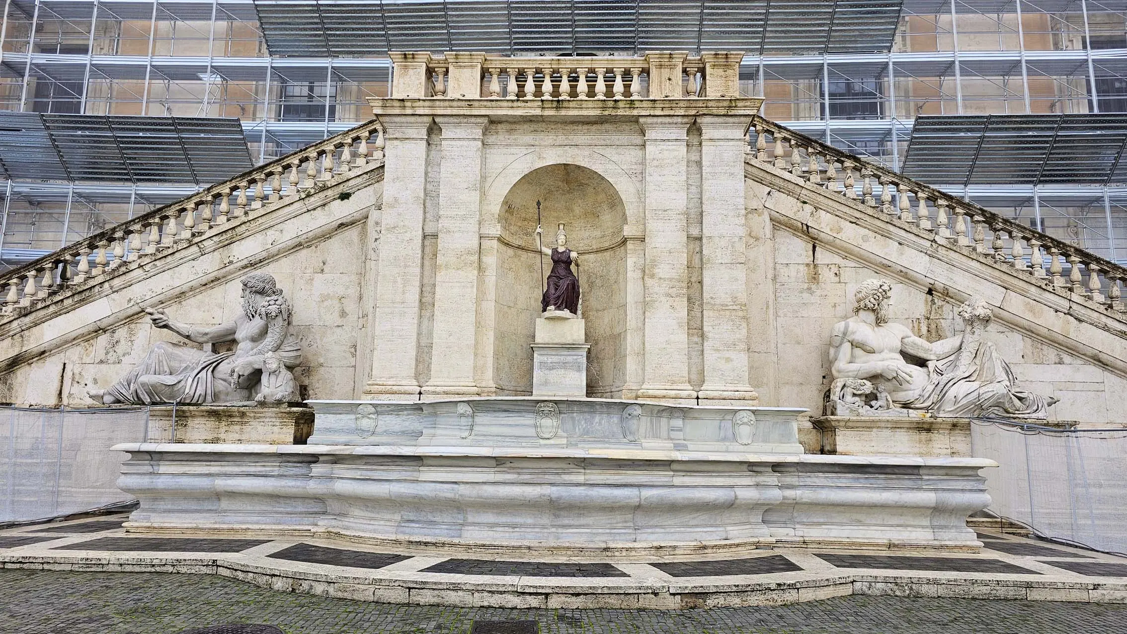 Fontana della Dea Roma à Rome en Italie