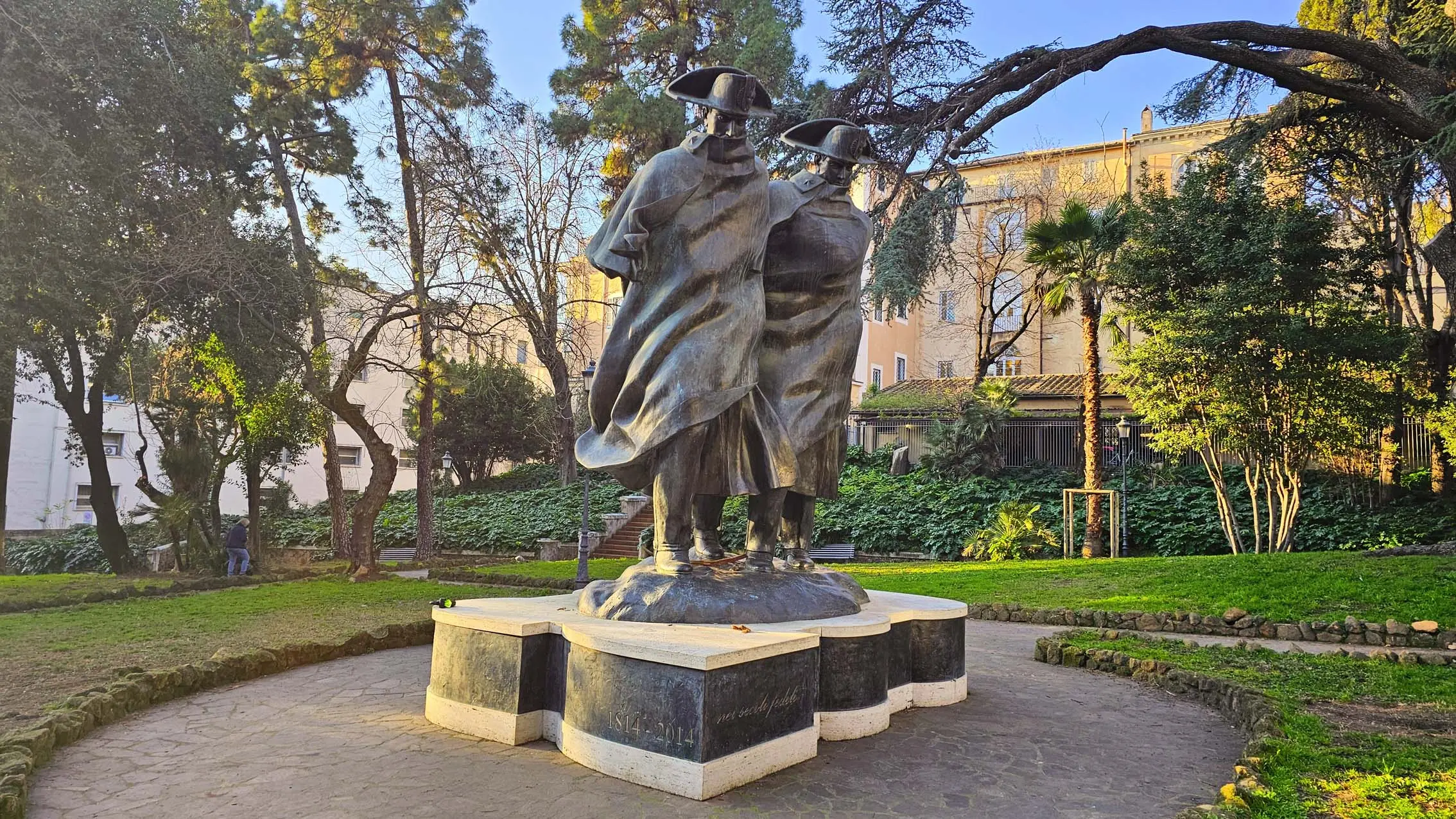Monumento Celebrativo del Bicentenario dei Carabinieri à Rome en Italie