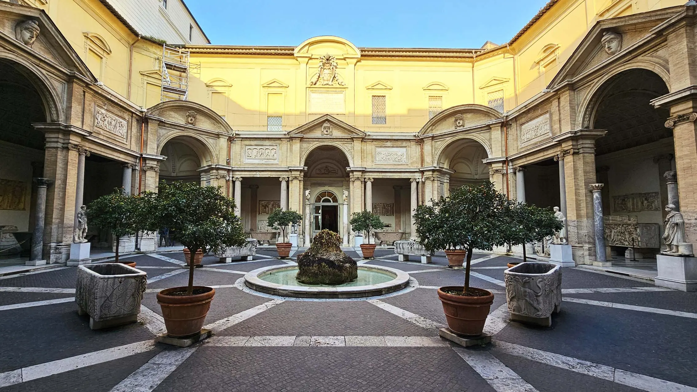 Museo Pio-Clementino à Rome en Italie