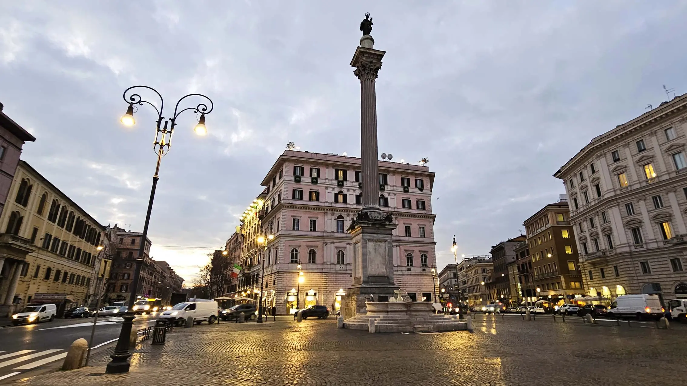 Obelisco Esquilino à Rome en Italie