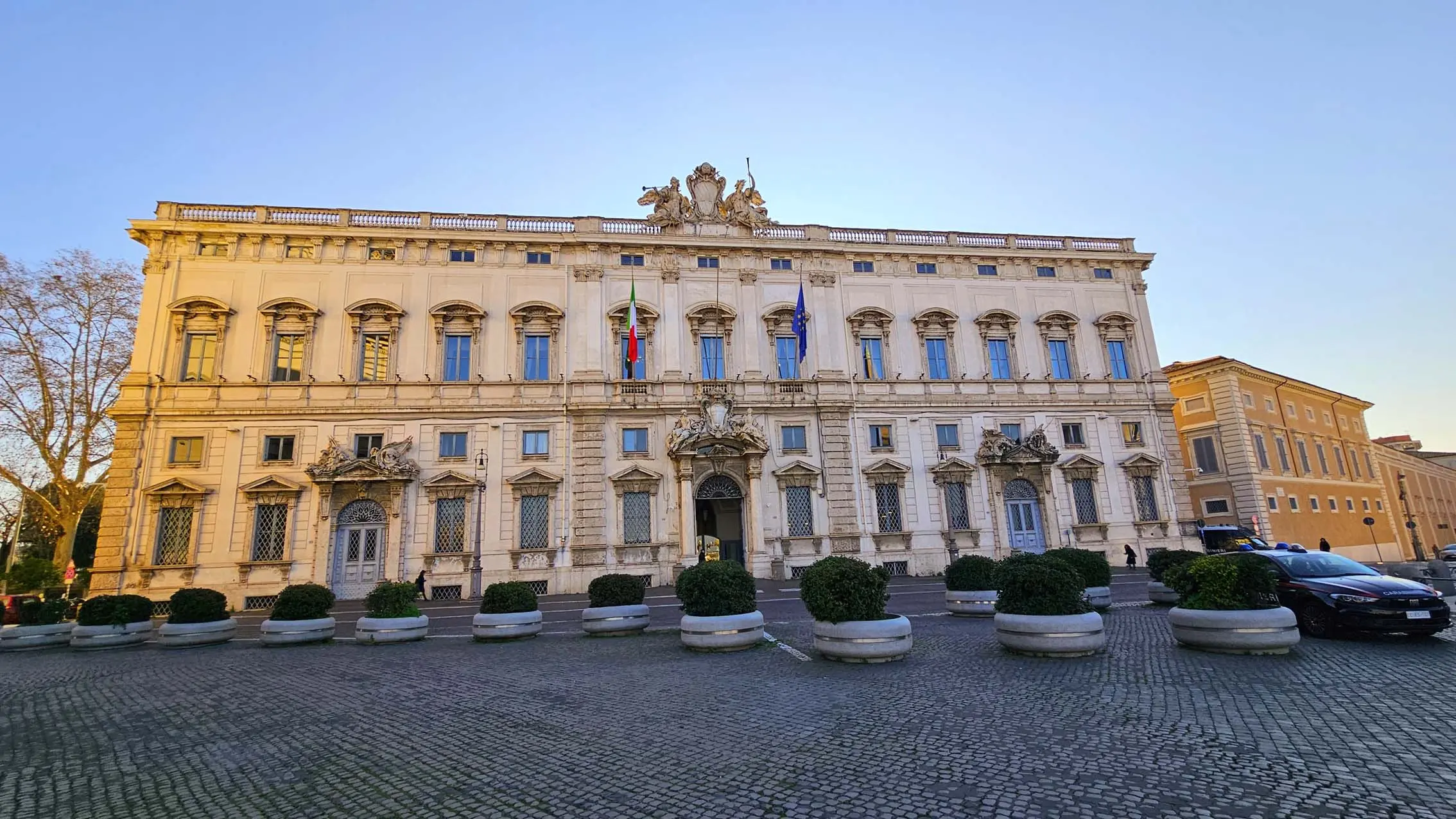 Palazzo del Quirinale à Rome en Italie