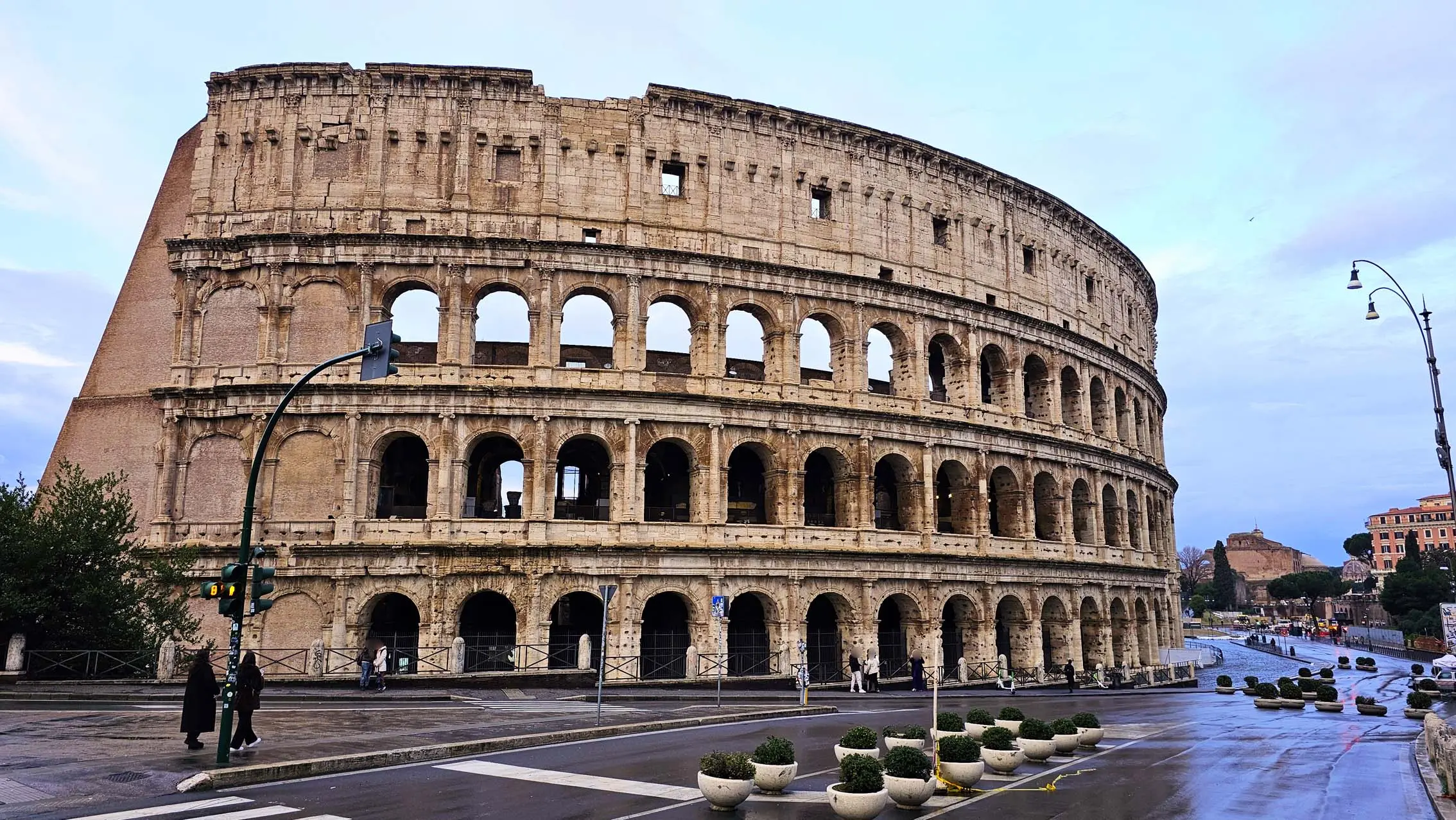 Piazza del Colosseo à Rome en Italie