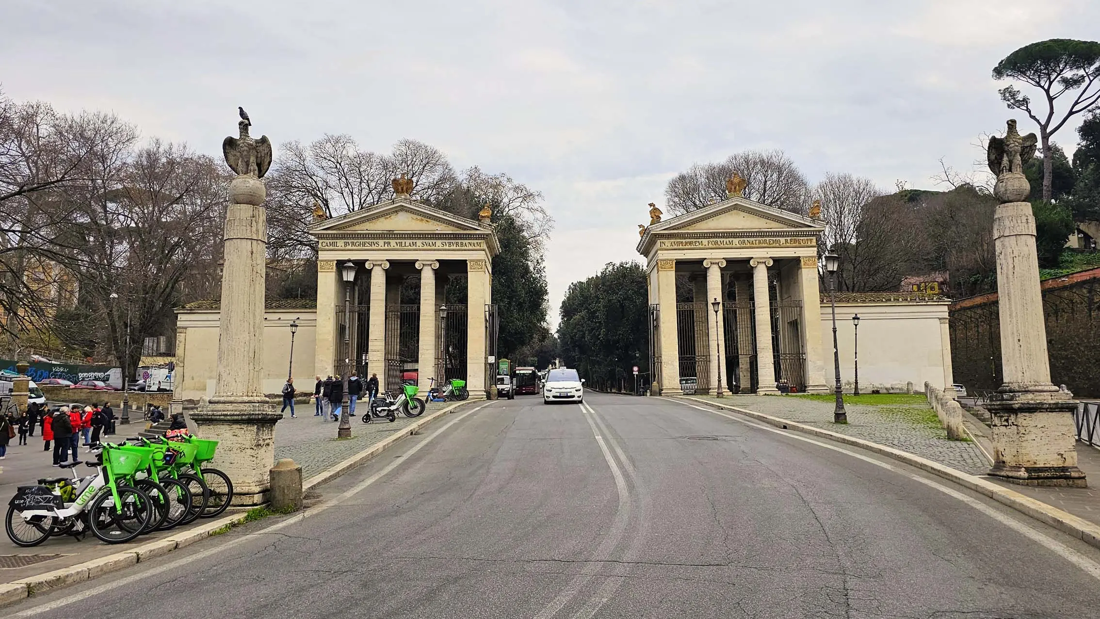 Piazzale Flaminio à Rome en Italie