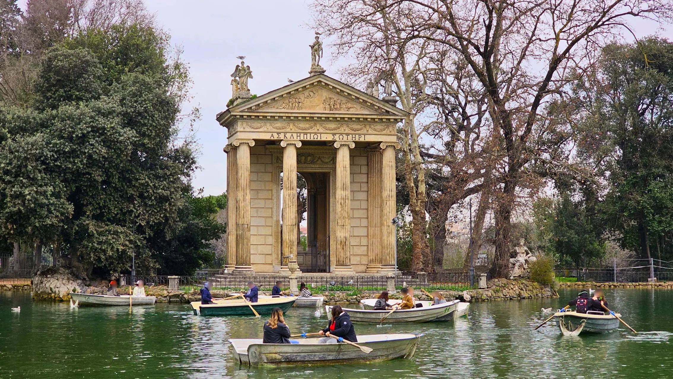 Tempio di Esculapio à Rome en Italie