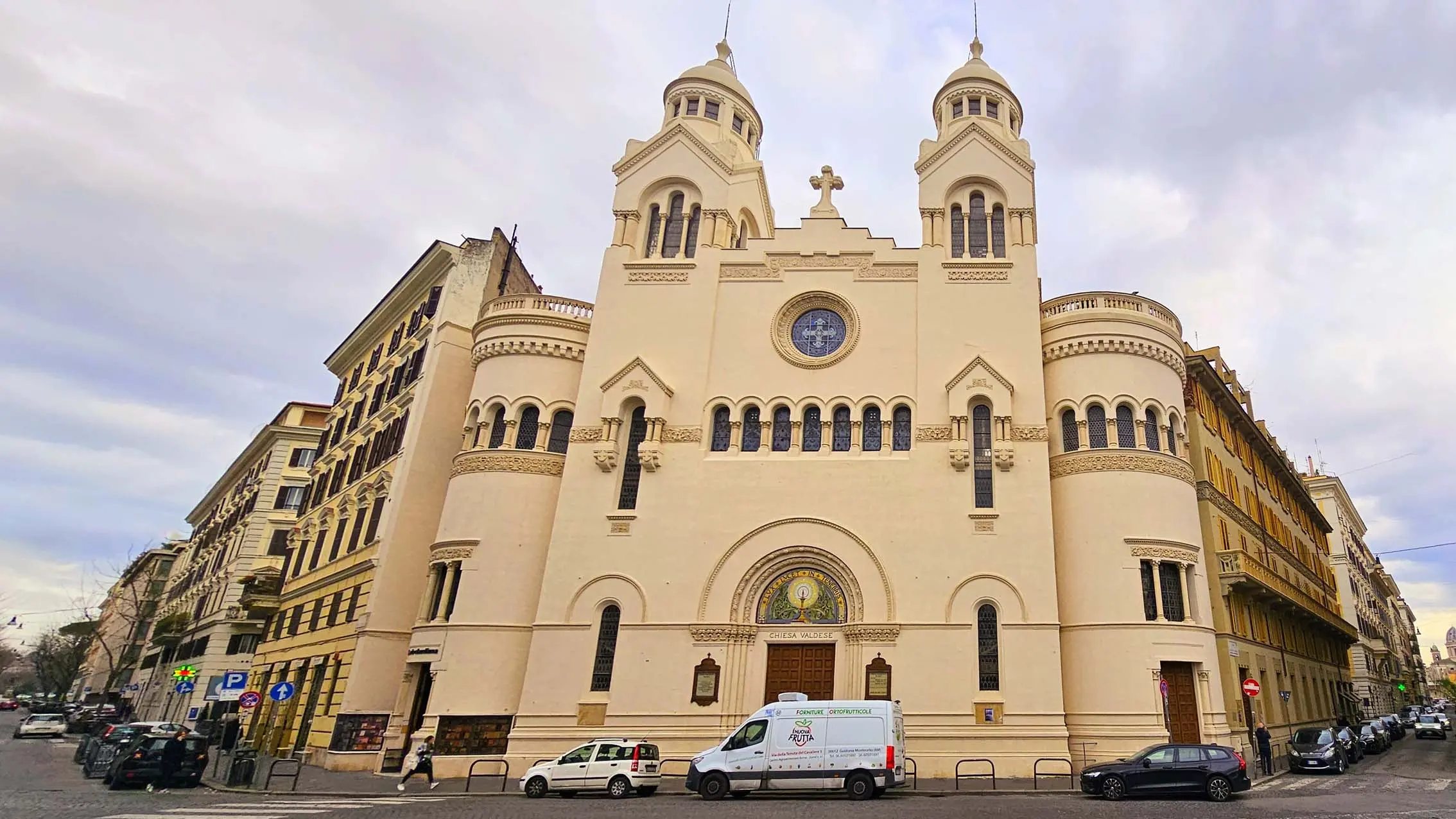 Tempio Valdese di piazza Cavour à Rome en Italie