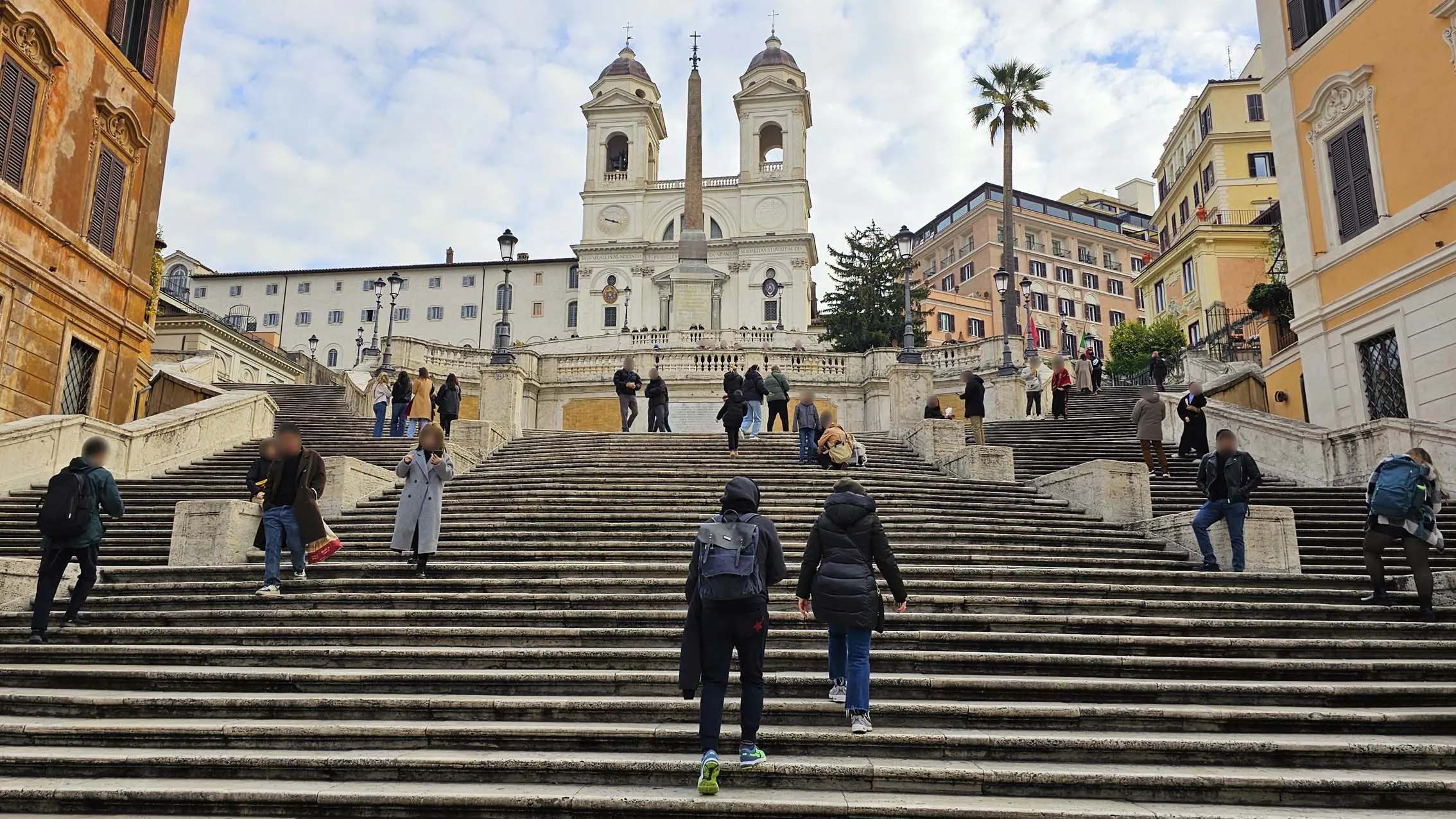 Trinité des monts à Rome en Italie