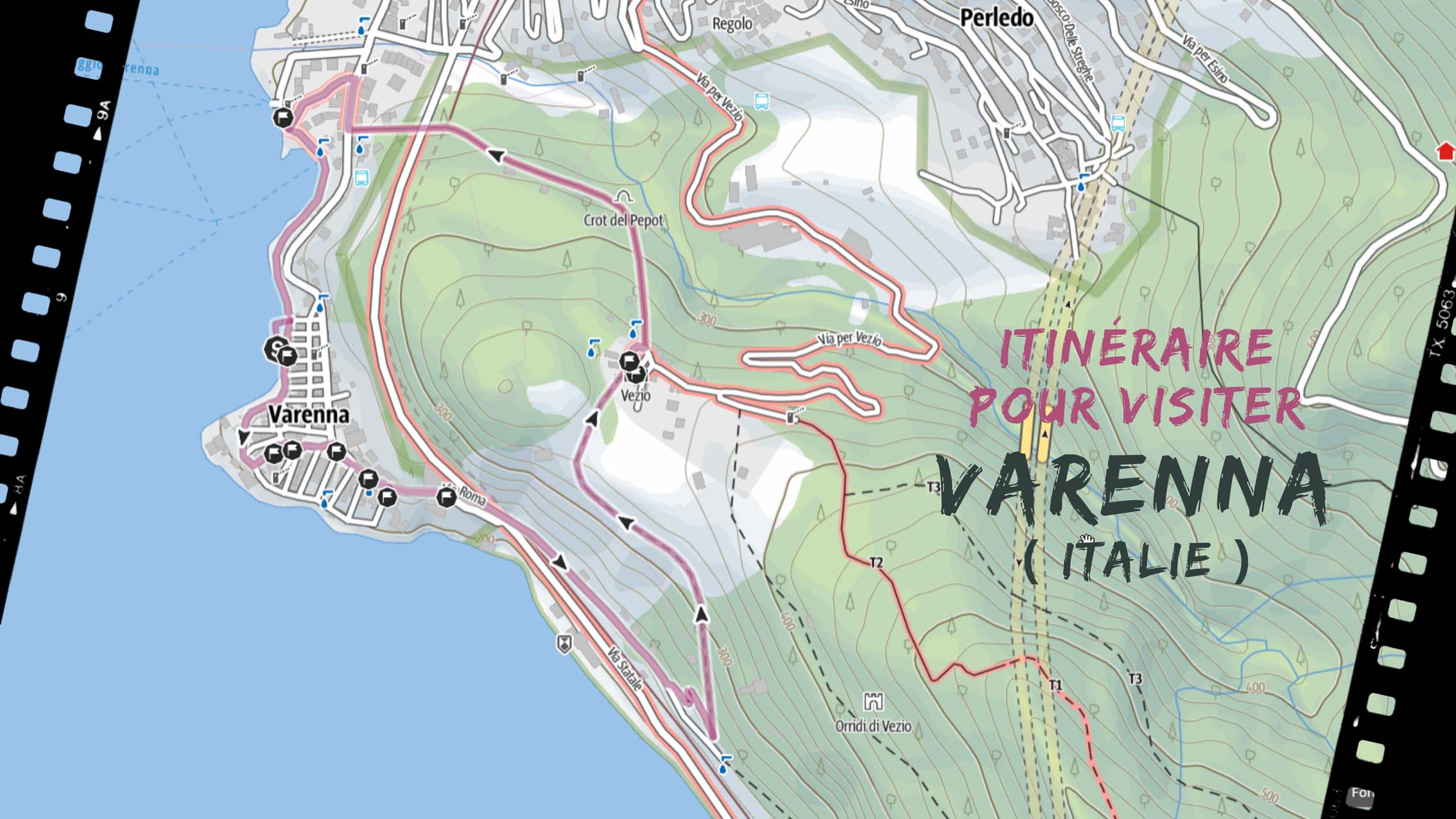 itineraire pour visiter Varenna en italie