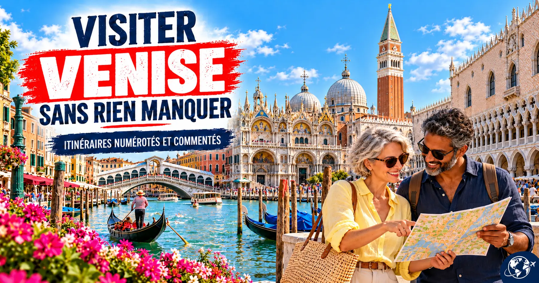 Visiter Venise : itinéraires numérotés et commentés