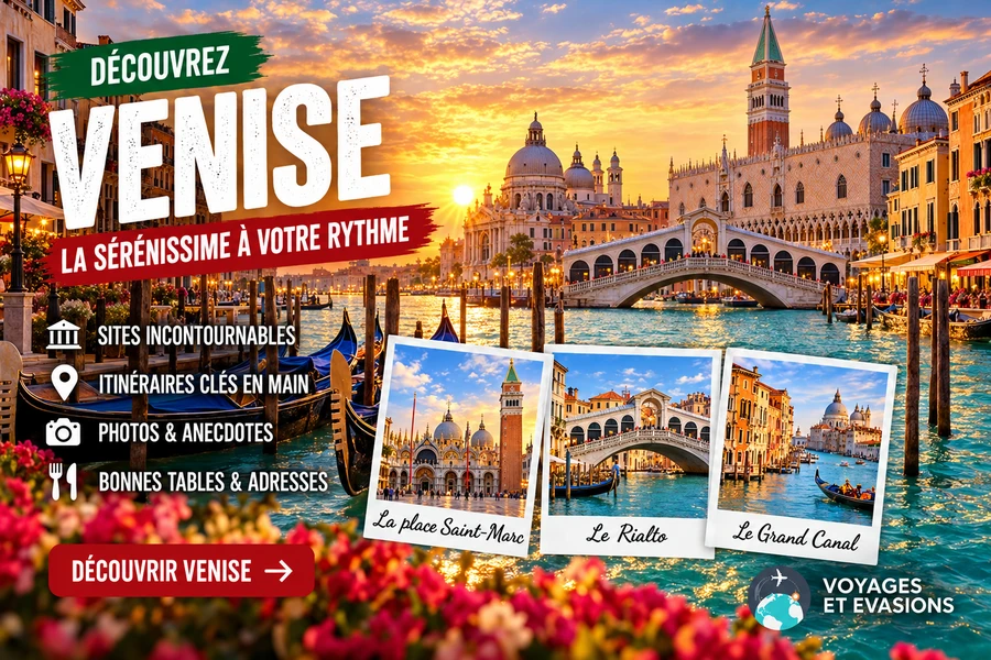 Découvrez Venise : affiche du parcours