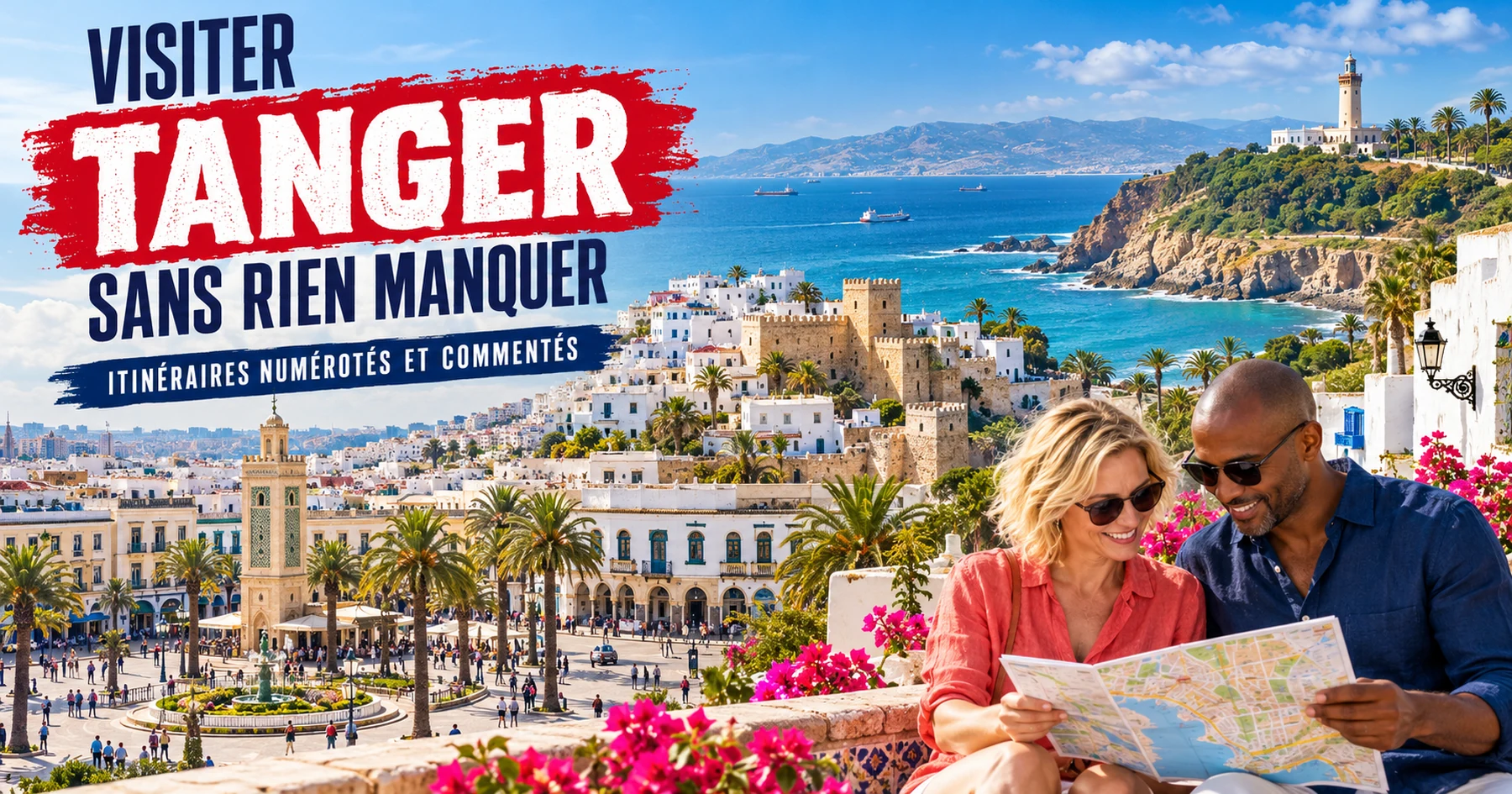 Visiter Tanger — itinéraires numérotés et commentés