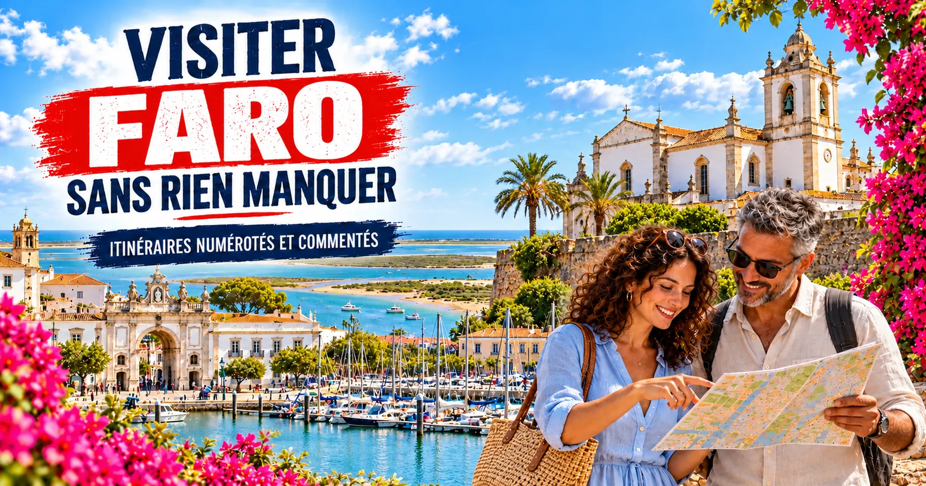 Visiter Faro : itinéraires numérotés et commentés