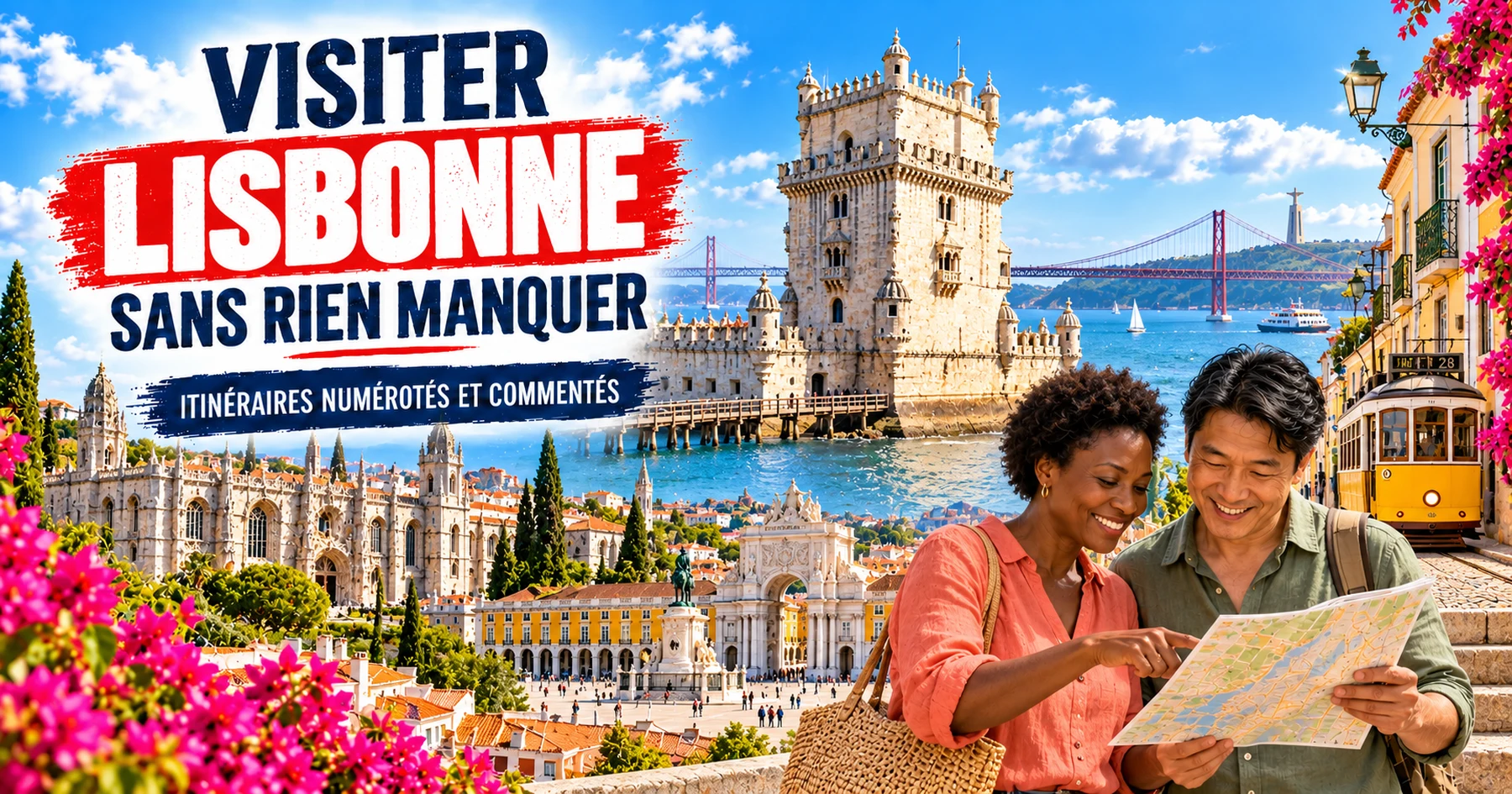 Visiter Lisbonne : itinéraires numérotés et commentés