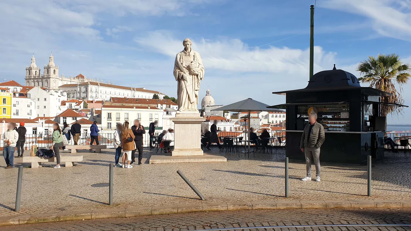 Estátua de São Vicente — Lisbonne
