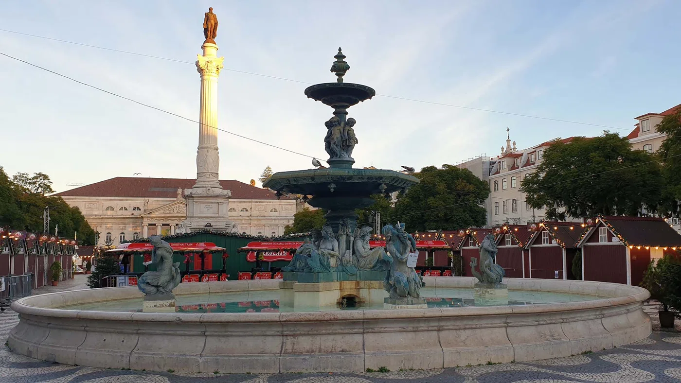 Fonte Sul do Rossio — Lisbonne