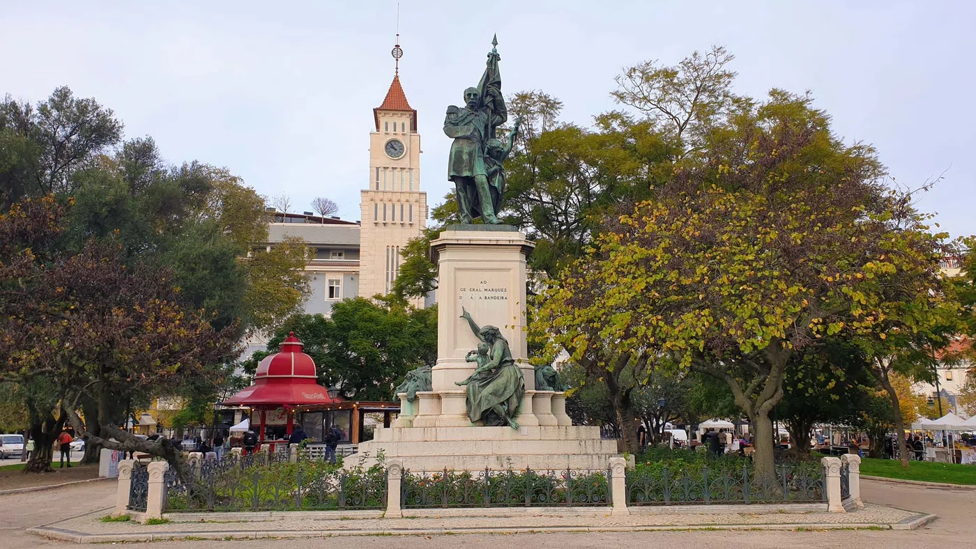 Estátua do Marquês Sá da Bandeira — Lisbonne