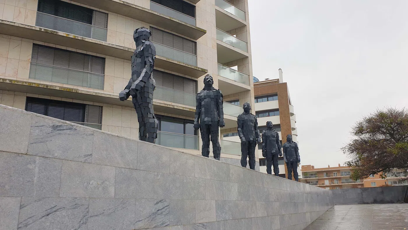 O Homem Muralha — Lisbonne