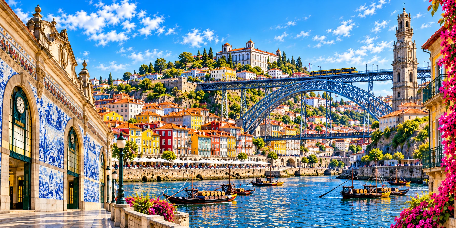 Visiter Porto : itinéraires numérotés et commentés