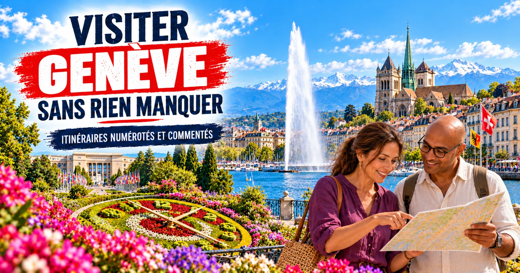 Visiter Genève : itinéraires numérotés et commentés