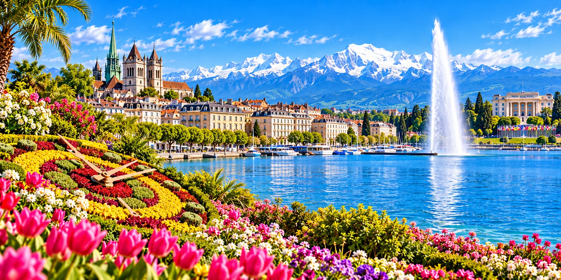 Visiter Genève : itinéraires numérotés et commentés