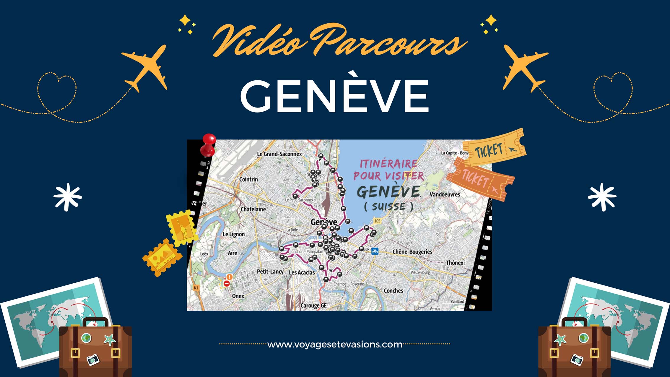 vidéo parcours Genève en Suisse