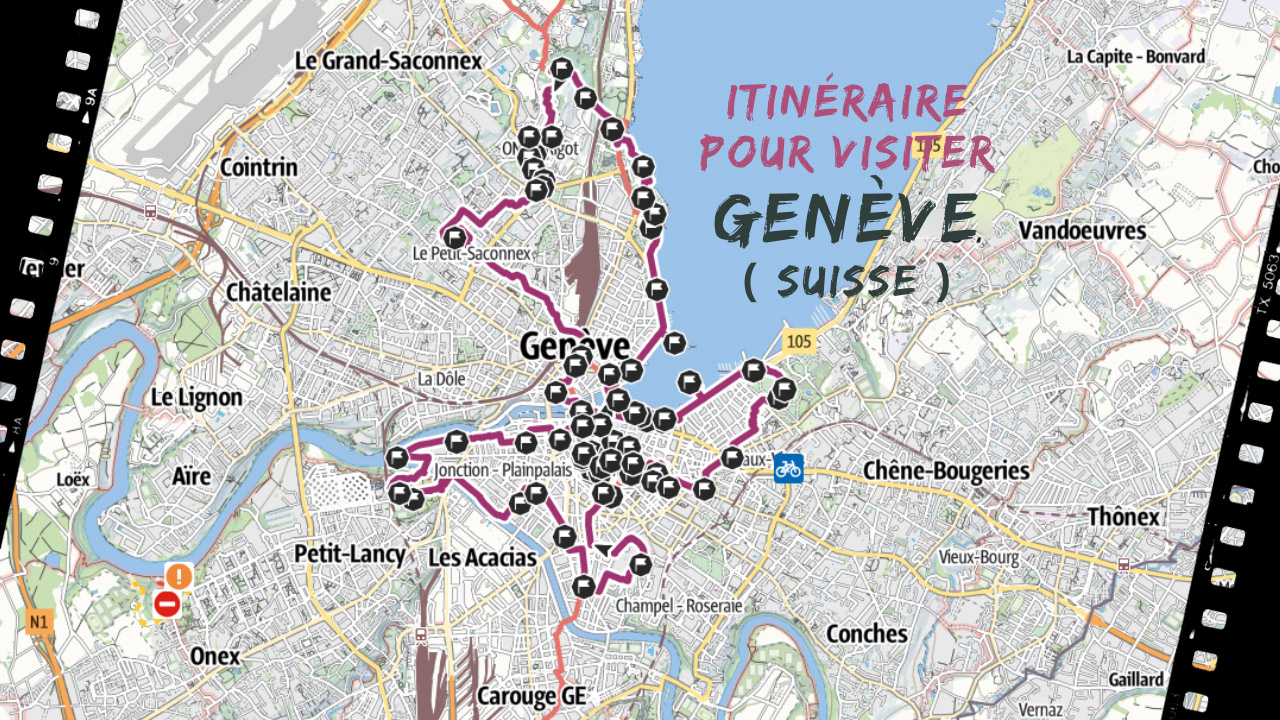itineraire pour visiter Genève en Suisse