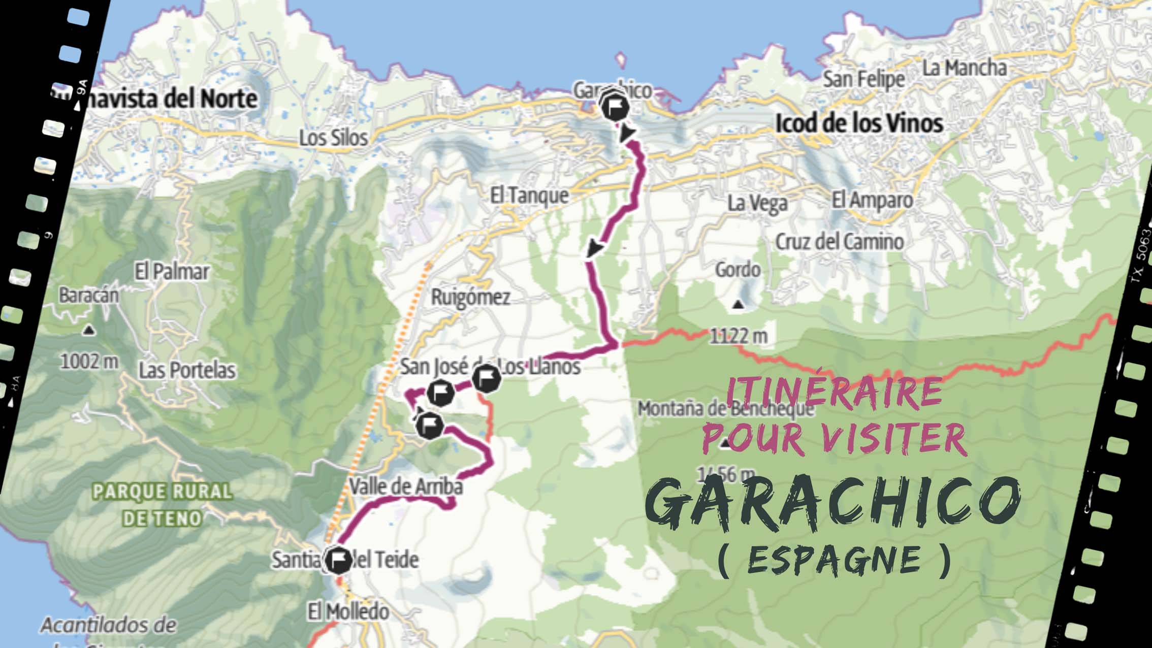 itineraire pour visiter Garachico en Ténérife