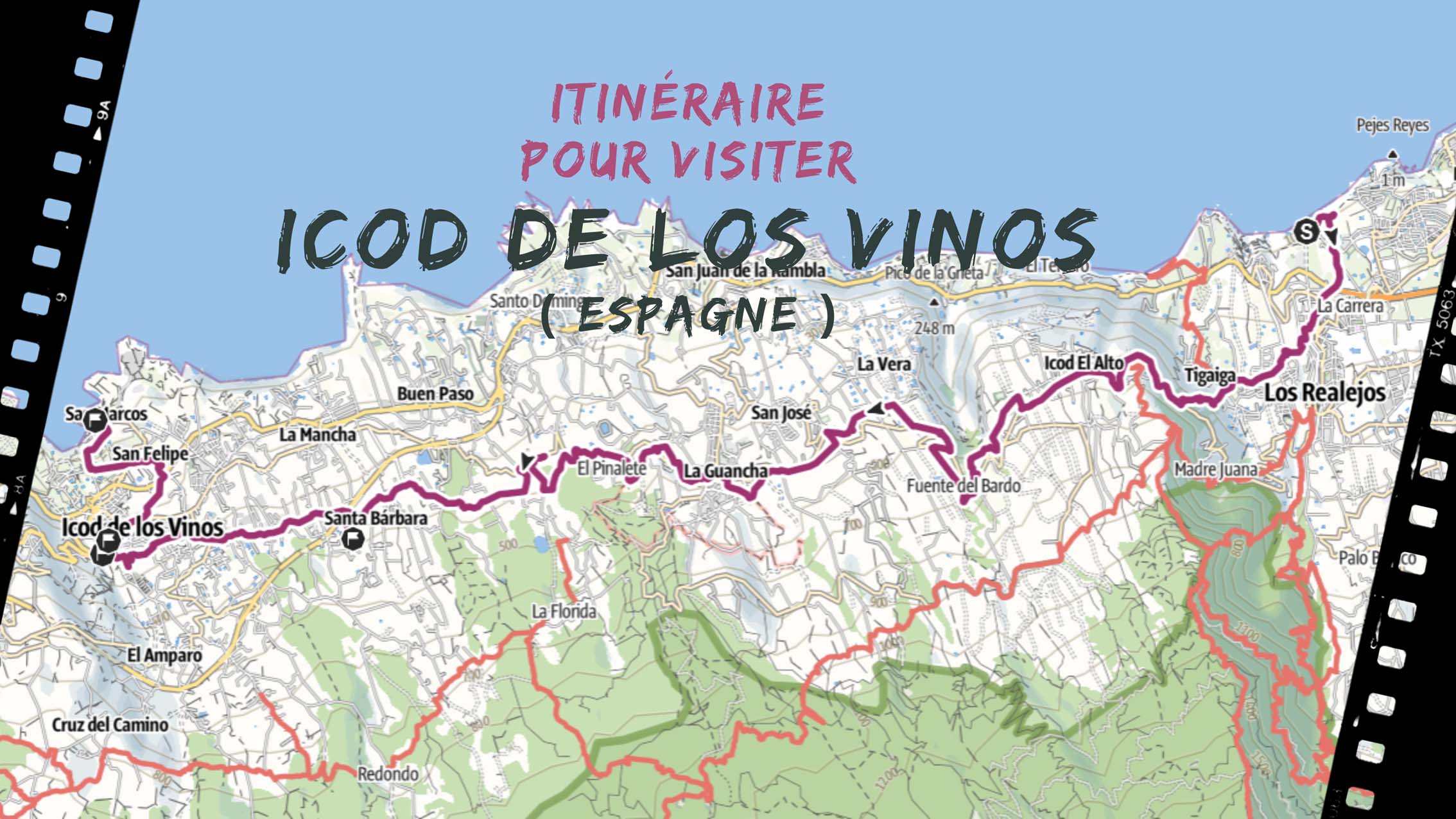 itineraire pour visiter Icod de los Vinos en Ténérife