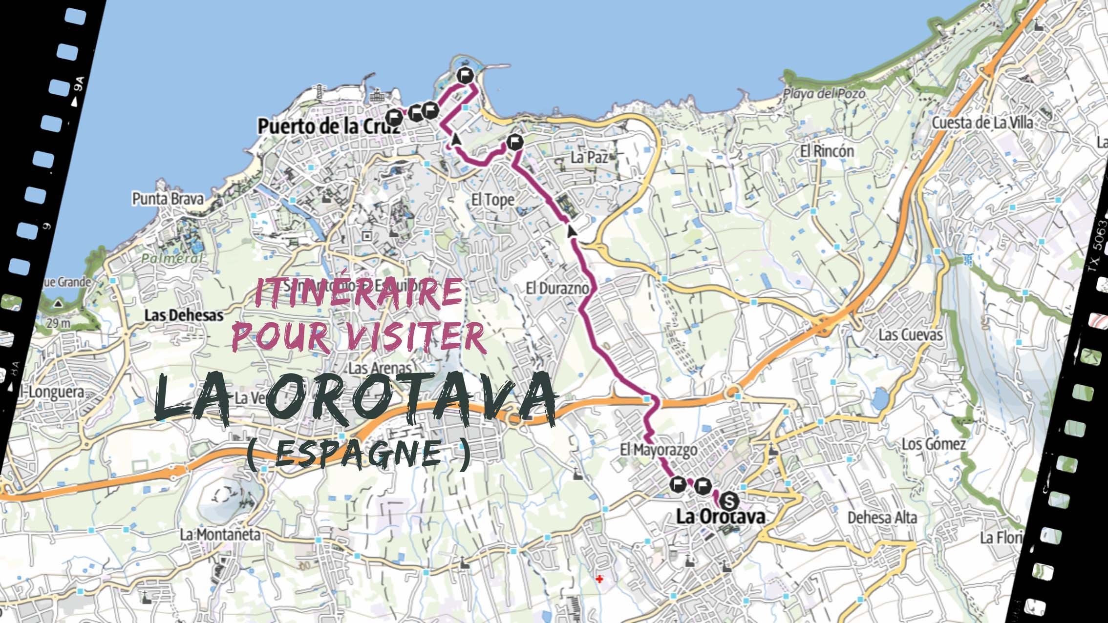 itineraire pour visiter La Orotava en Ténérife