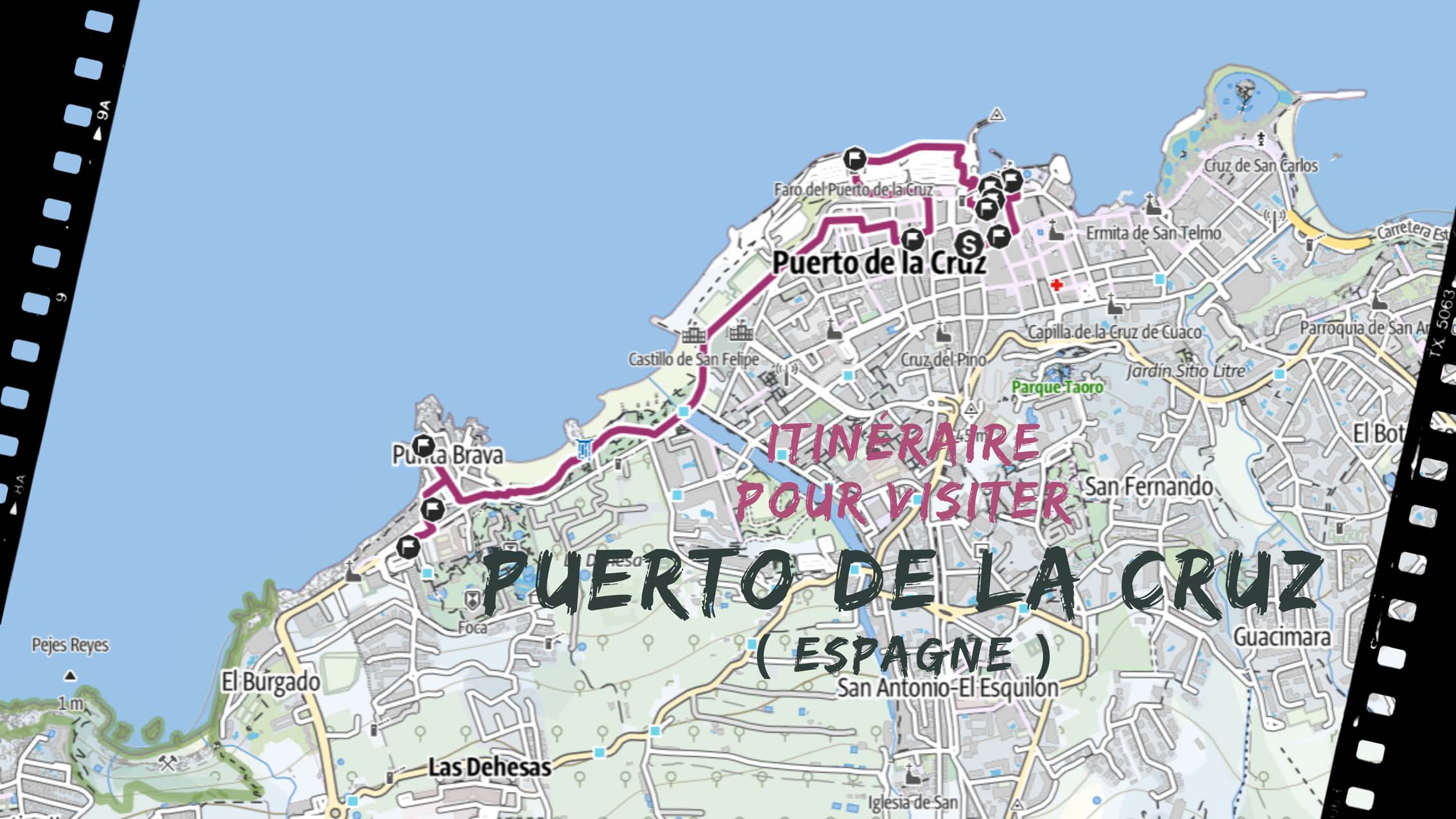itineraire pour visiter Puerto de la Cruz en Ténérife