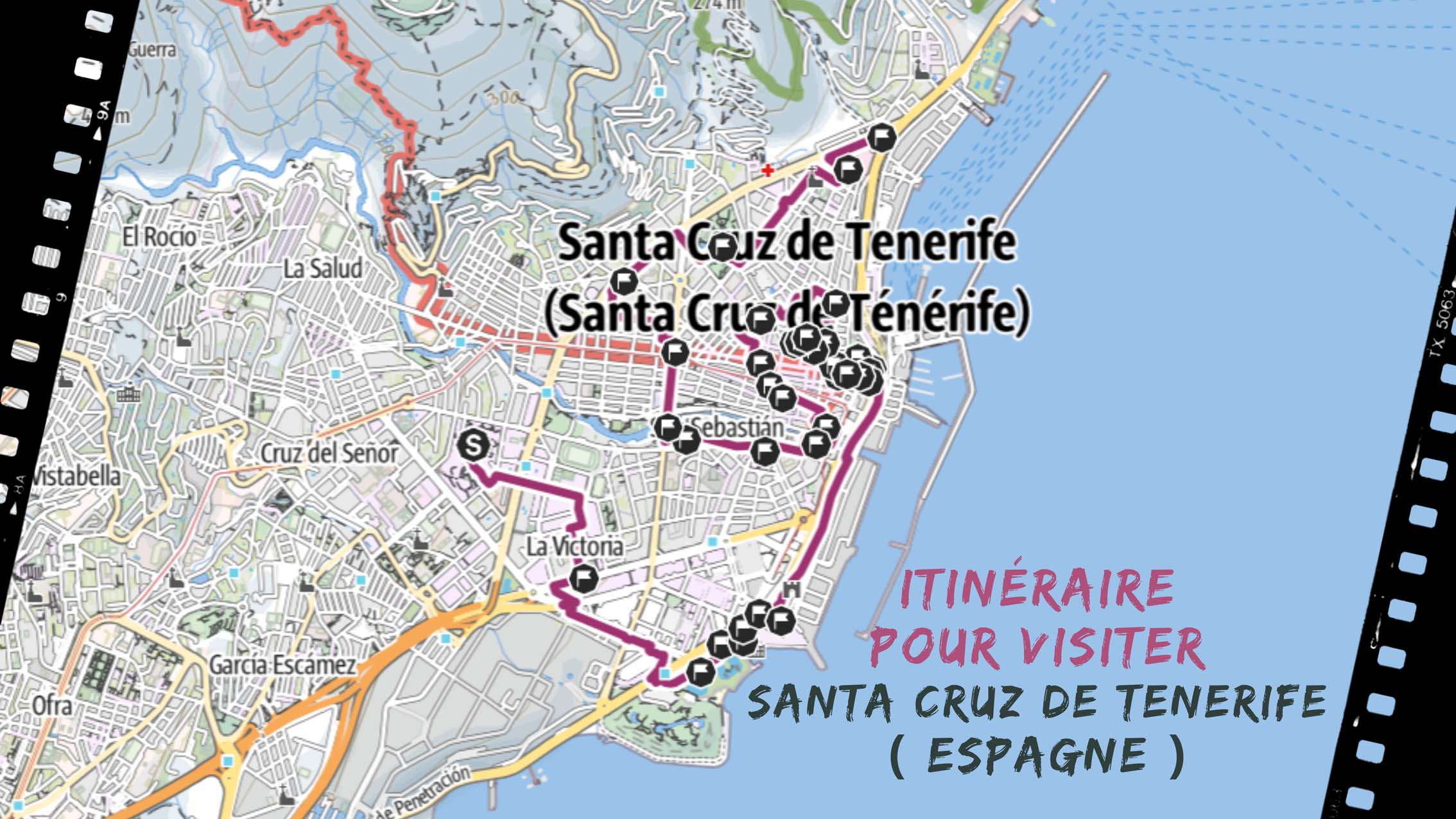 itineraire pour visiter Santa Cruz de Tenerife en Ténérife