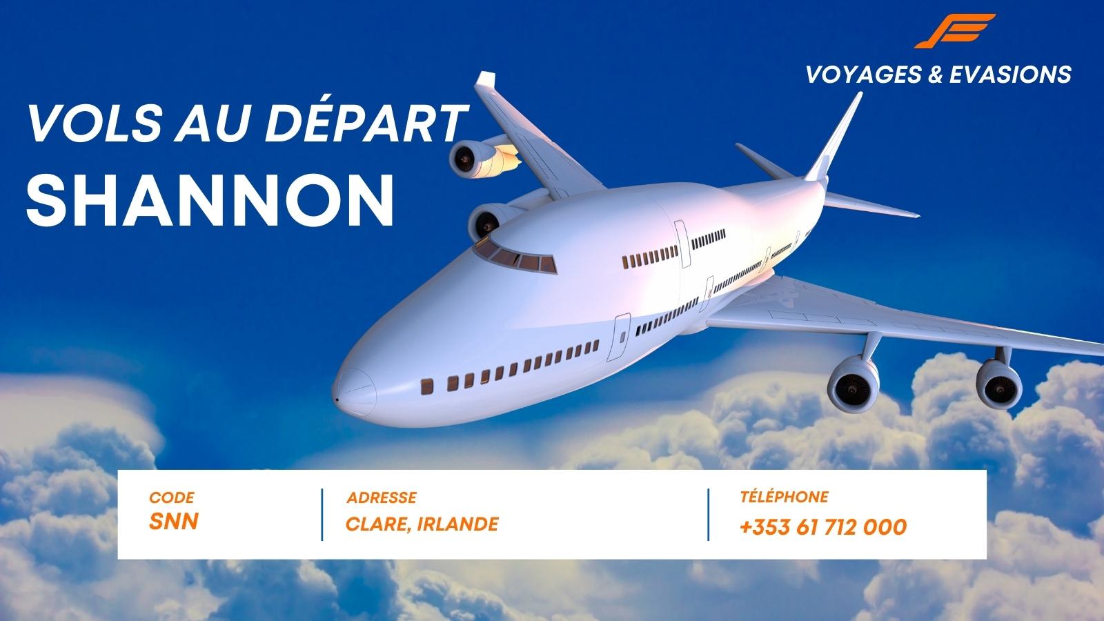 voyager avec un petit budget au départ de Shannon